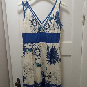 White and Royal Dress